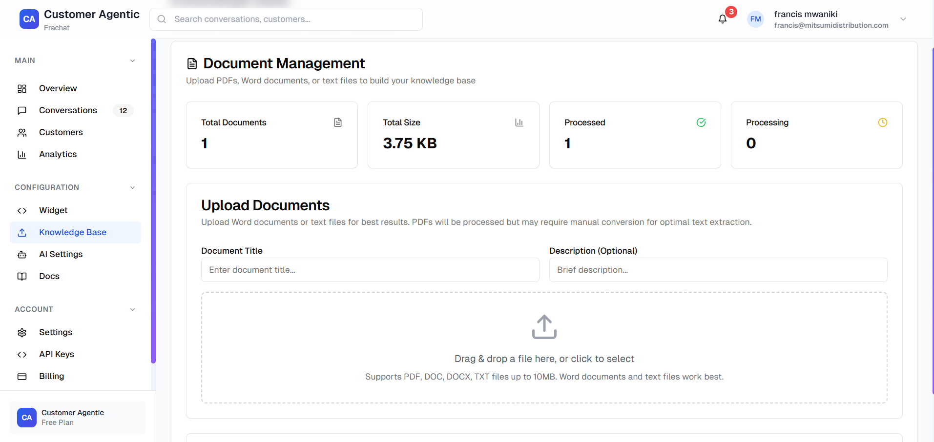 Knowledge Base Management